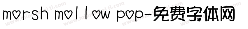 morsh mollow pop字体转换